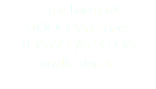 2 rue Lejemptel 94300 Vincennes T.06 60 75 25 06 enville-store.fr 